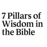 7 pillars of wisdom bible