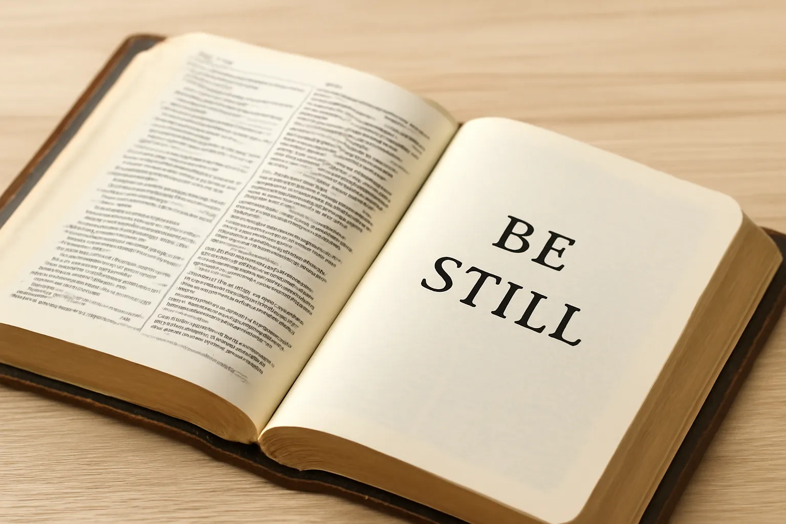 bible verse with be still
