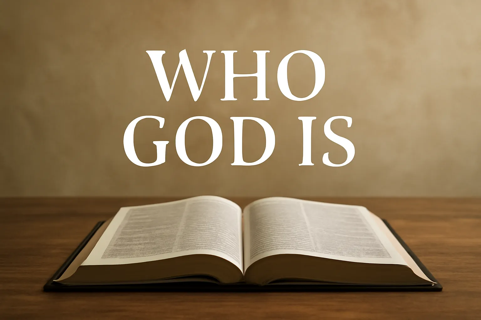 bible verses on who god is