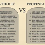 catholic 10 commandments vs protestant 10 commandments