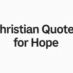 christian quotes for hope