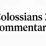 colossians 3 commentary