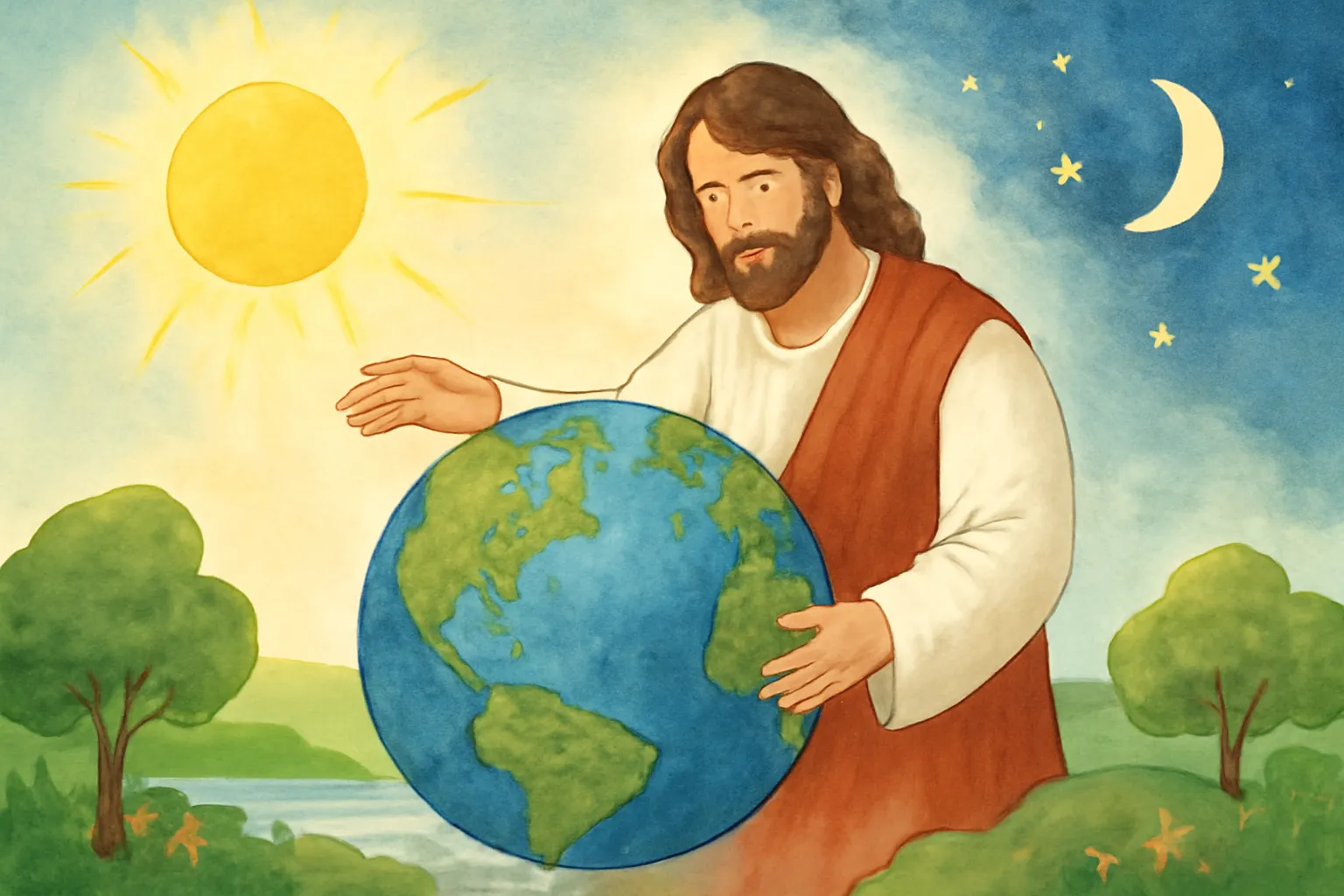 creation children's bible story