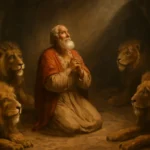 daniel and the lions den