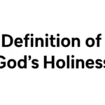 definition of god's holiness