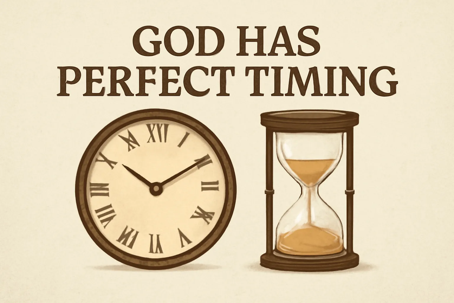 god has perfect timing verse