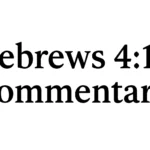 hebrews 4 12 commentary