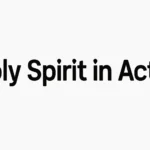 holy spirit in acts