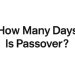 how many days is passover