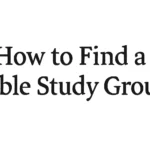 how to find a bible study group