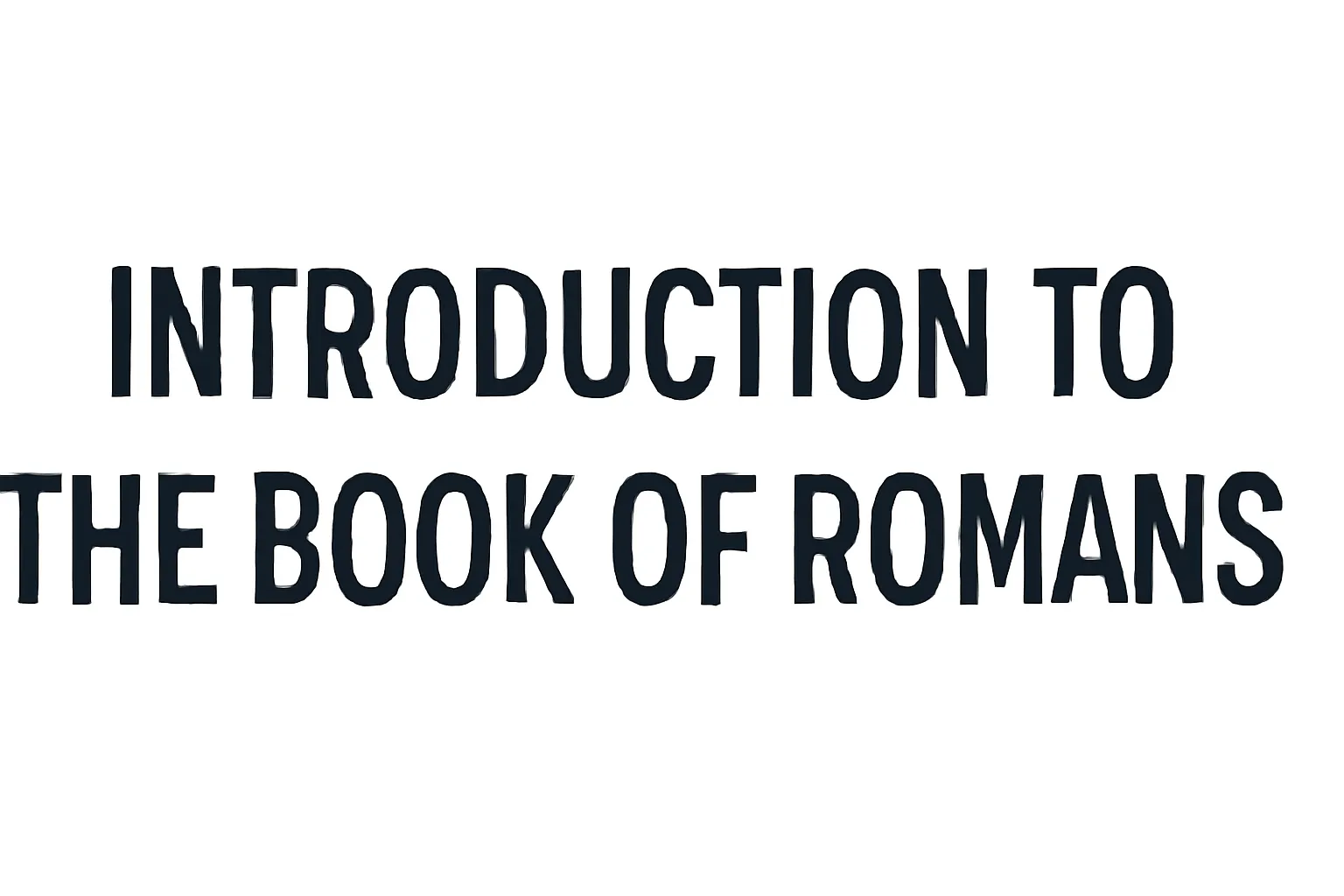introduction to book of romans