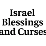 israel blessings and curses