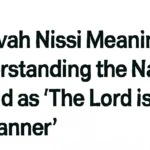 jehovah nissi meaning