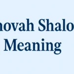 jehovah shalom meaning