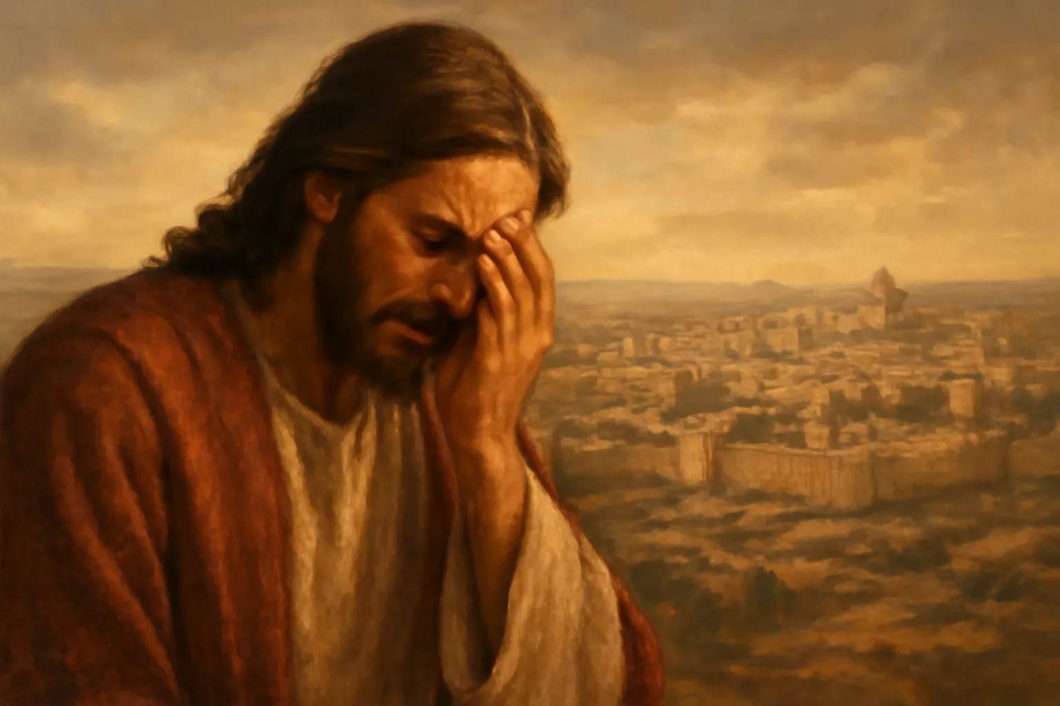 jesus cried over jerusalem