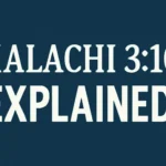 malachi 3 10 explained