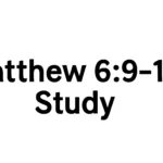 matthew 6 9 13 study