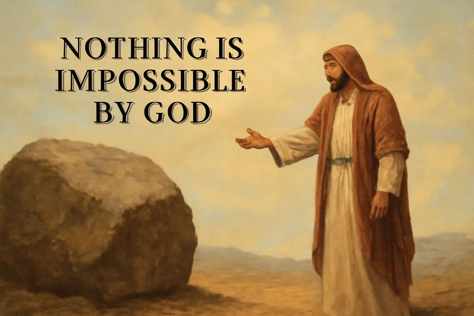 nothing is impossible by god