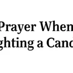 prayer when lighting a candle