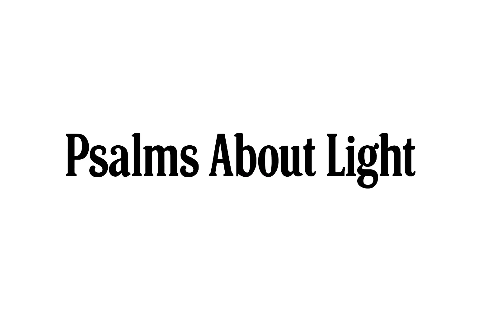 psalms about light