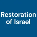 restoration of israel