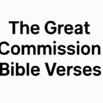 the great commission bible verses