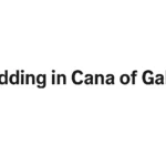 wedding in cana of galilee