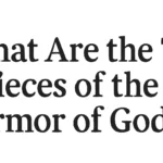 what are the 7 pieces of the armor of god