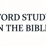 word study in the bible