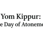 yom kippur the day of atonement